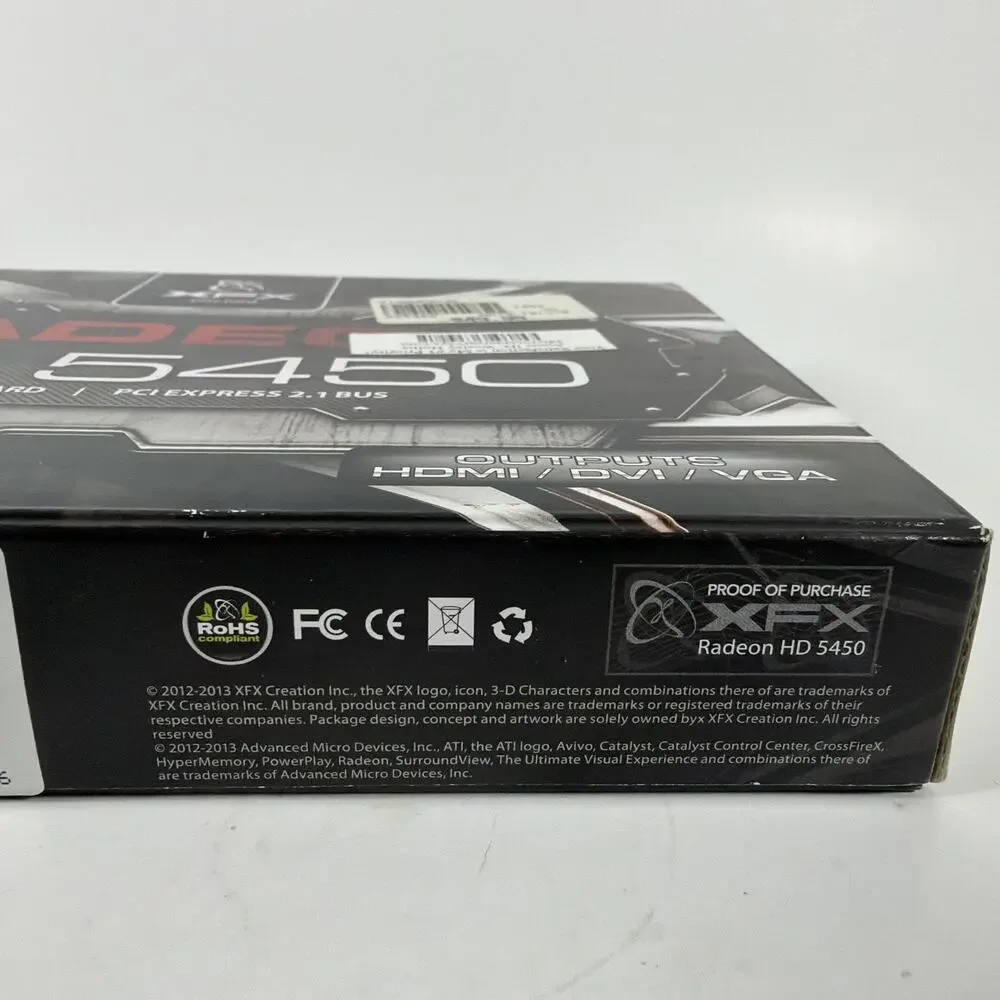 XFX ATI Radeon HD 5450 (HD-545X-ZQH2) 1GB / 1GB (max) DDR3 SDRAM PCI Express 2.1